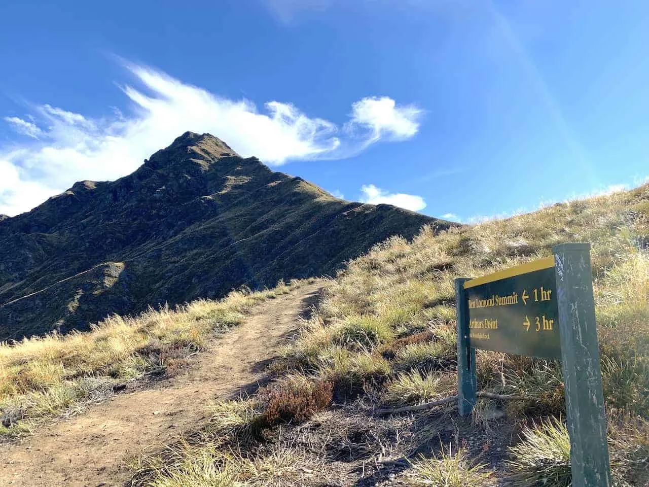 Ben Lomond Summit Sign