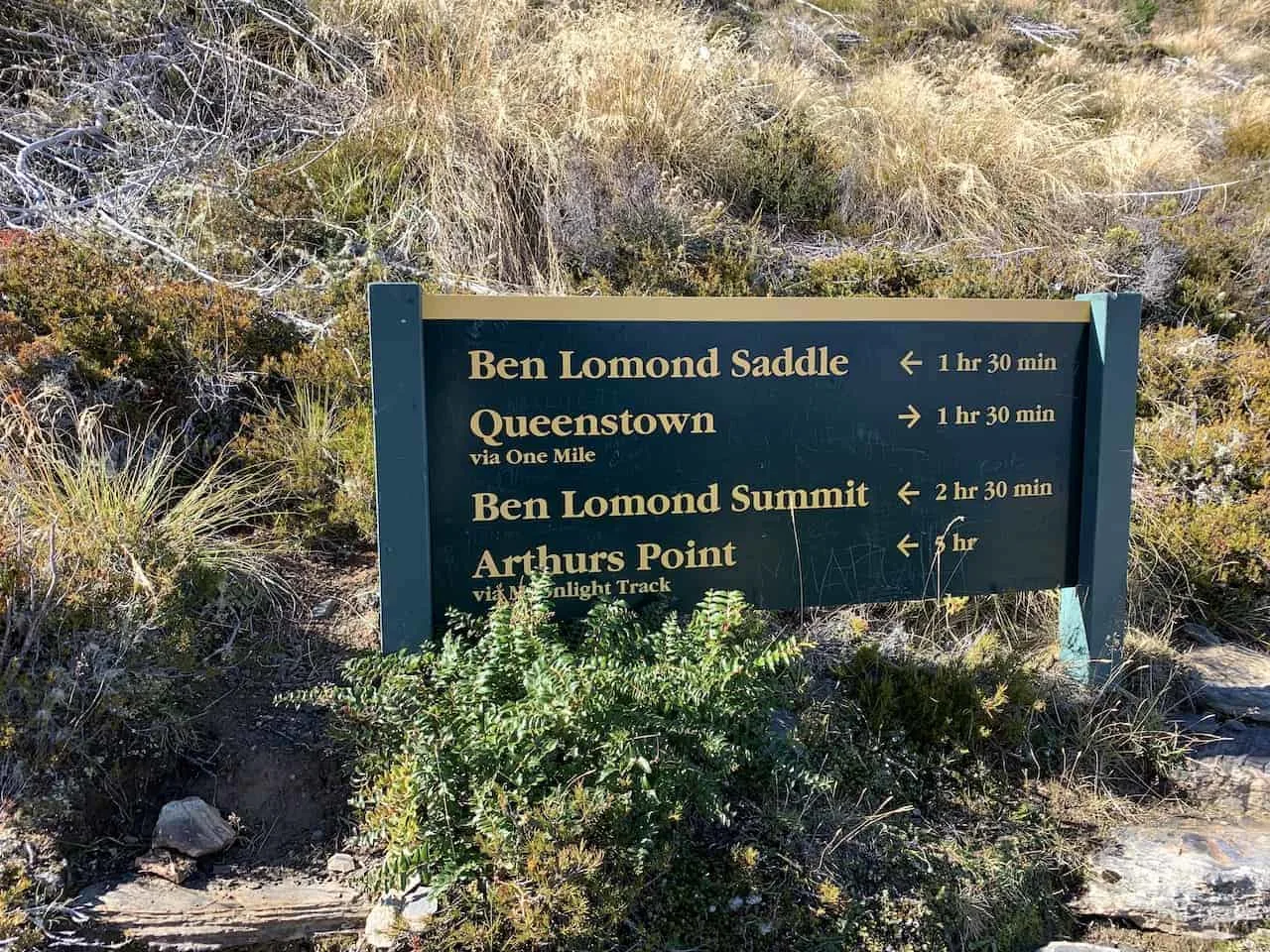 Ben Lomond Track Sign
