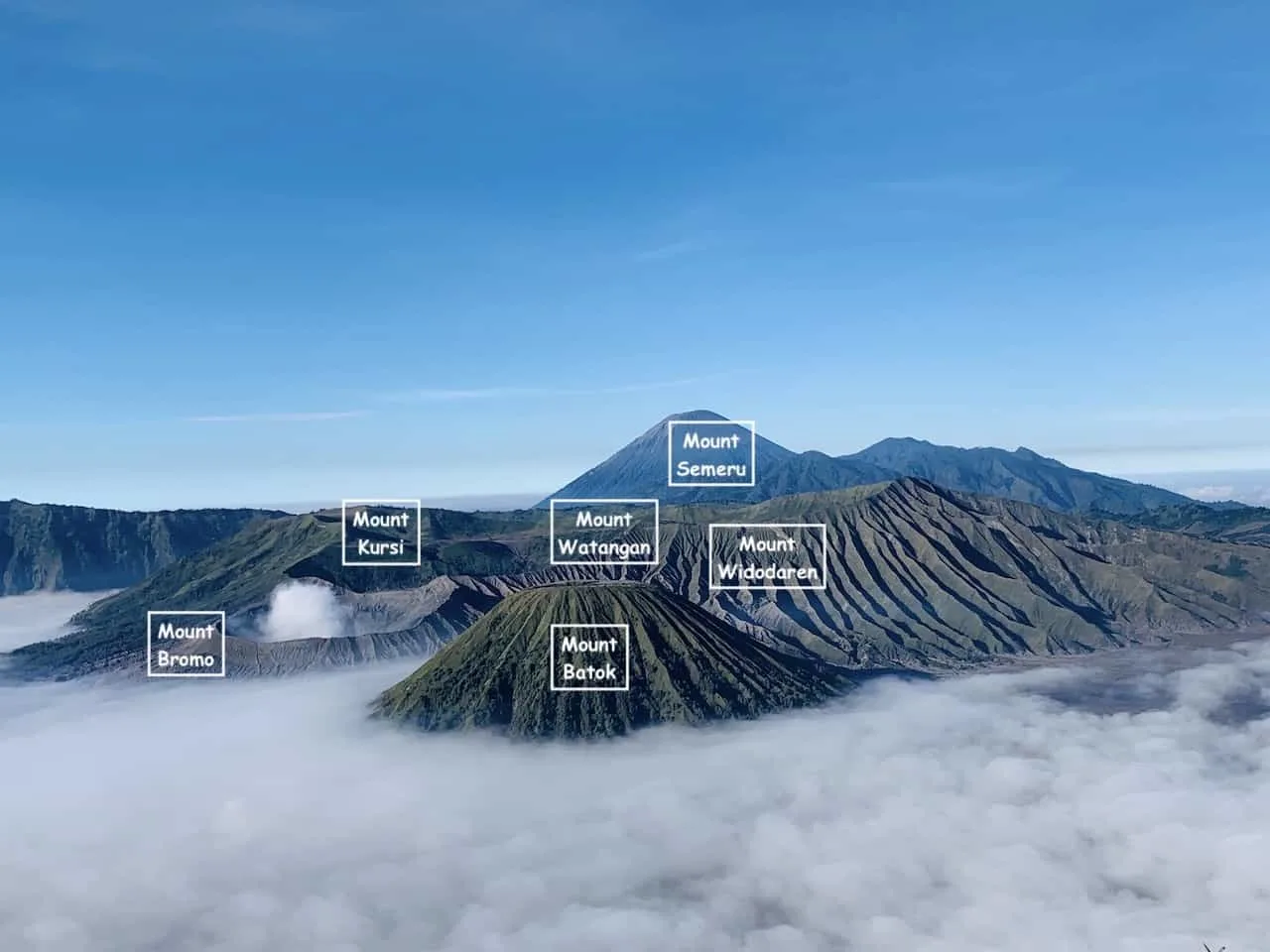 Bromo Tengger Semeru National Park Map