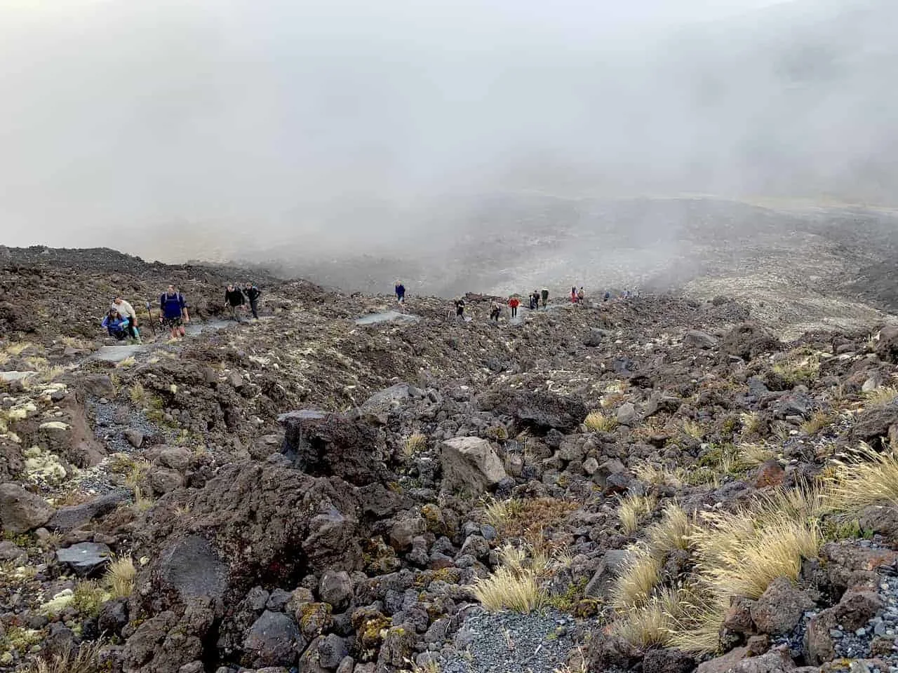 Devil's Staircase Tongariro Alpine Crossing