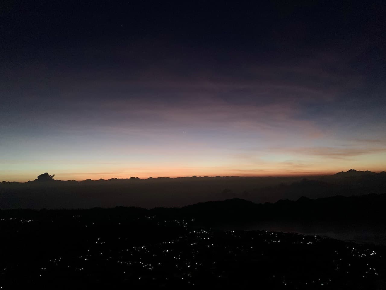First Light Mount Batur Sunrise