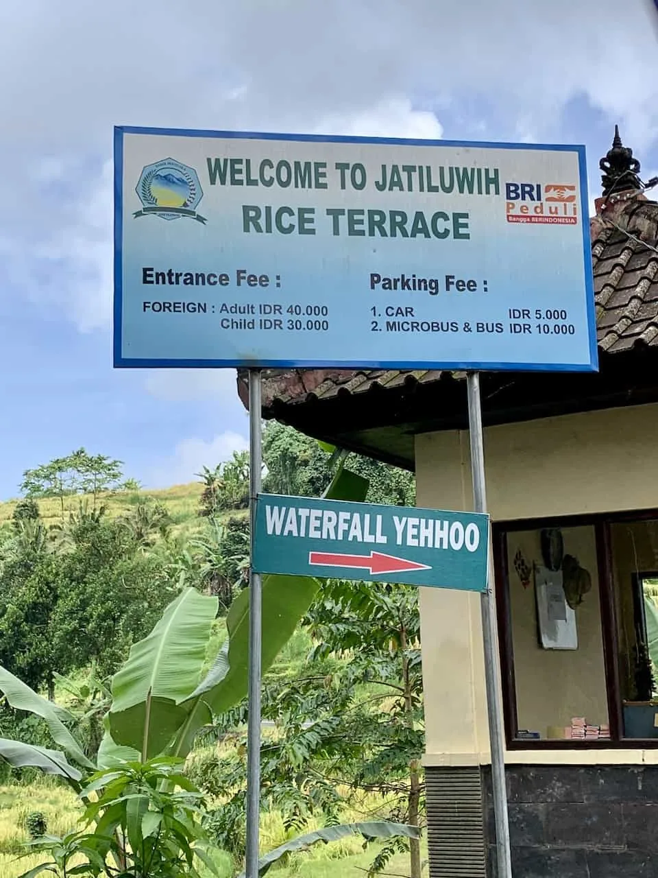 Jatiluwih Rice Terraces Entrance