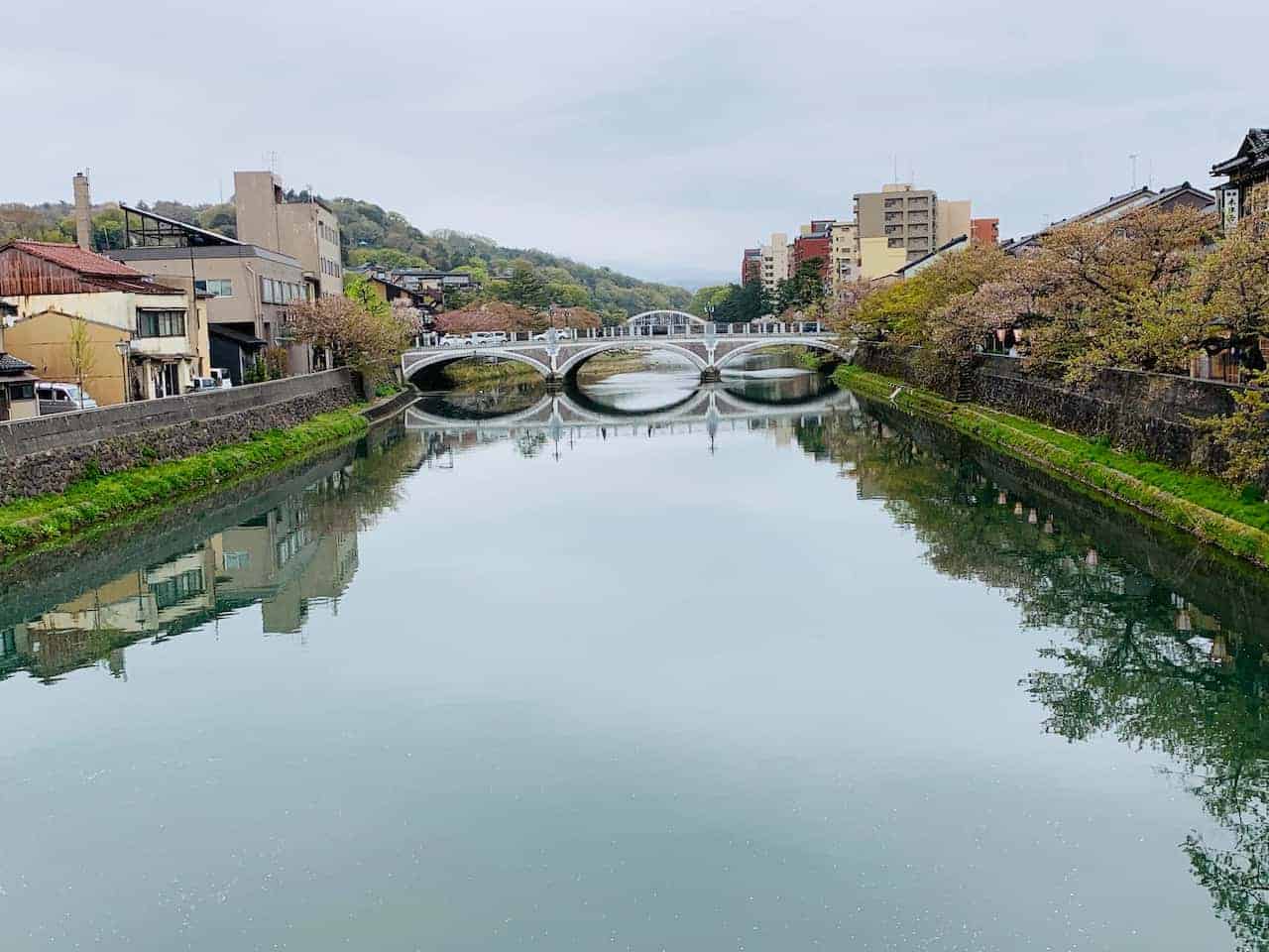 Kazuemachi District River