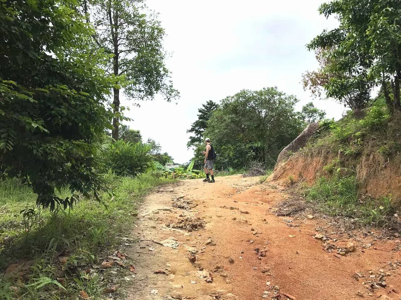 Khao Ra Hike Dirt Path