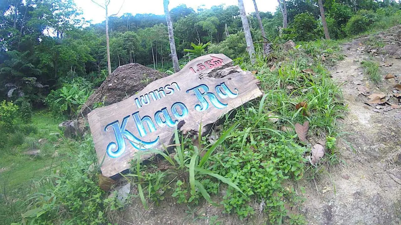 Khao Ra Sign