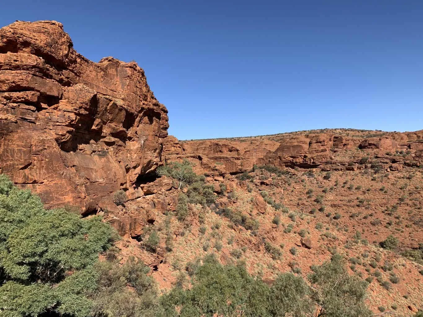 Kings Canyon Rim Walk Wall