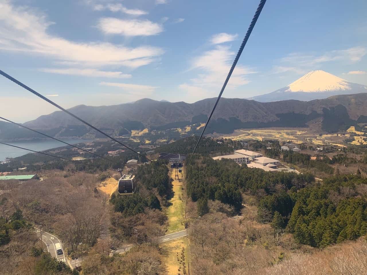 Owakudani to Togendai Ropeway