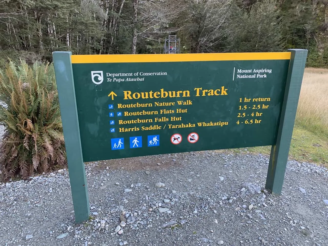 A Routeburn Track Day Hike Routeburn Shelter to Routeburn Falls Hut