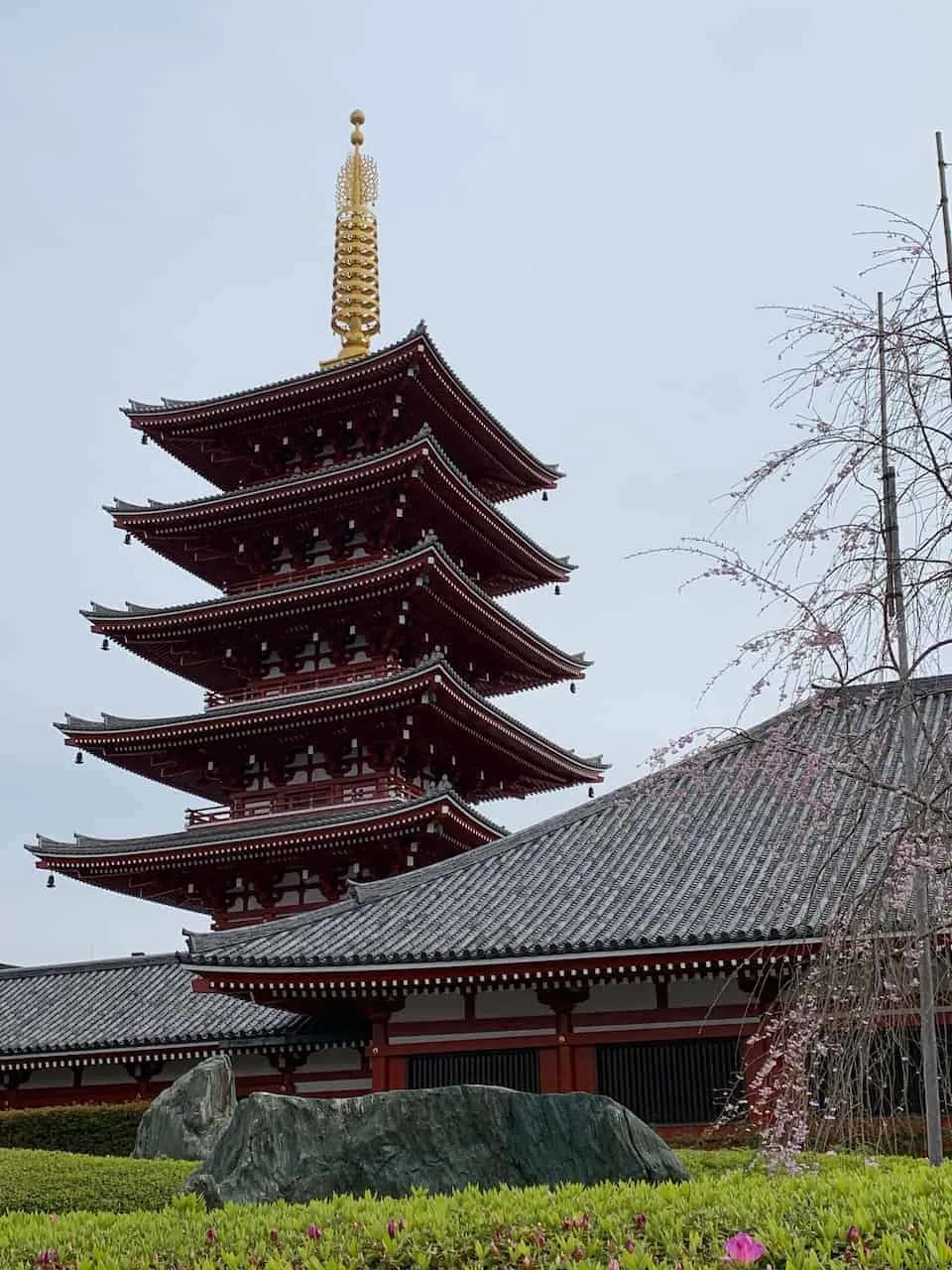 Senso-ji Temple Pagoda