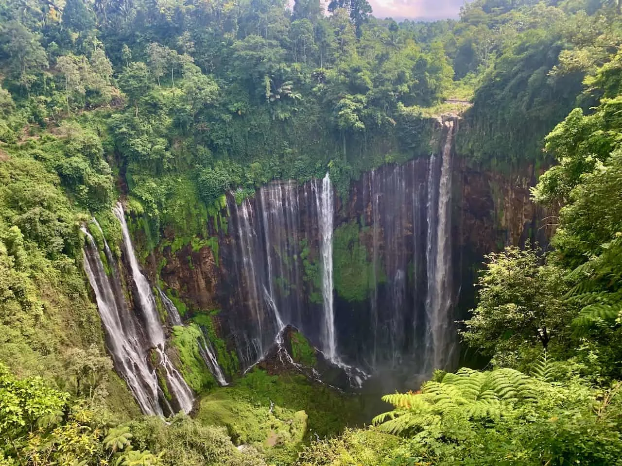 Tumpak Sewu Aerial View