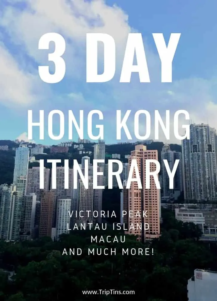 Hong Kong Itinerary 3 Days