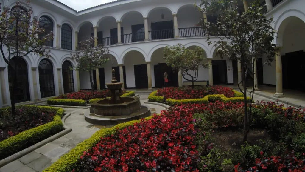 Botero Musuem Courtyard Bogota