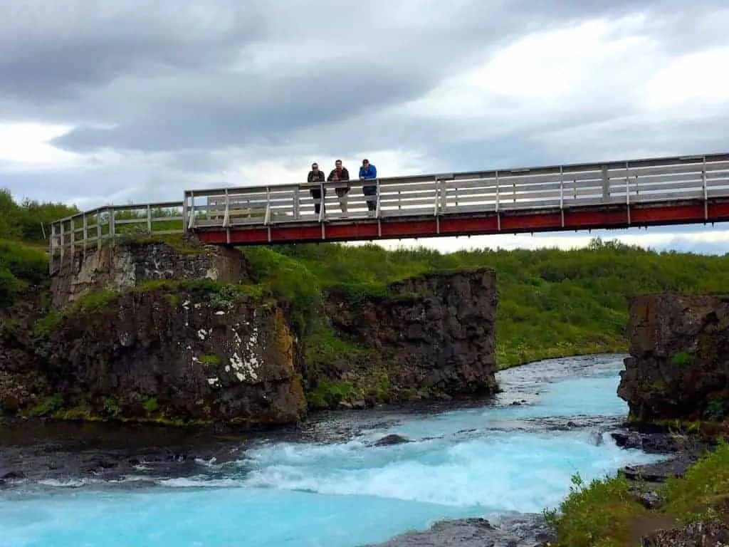 Bruarfoss Iceland Bridge