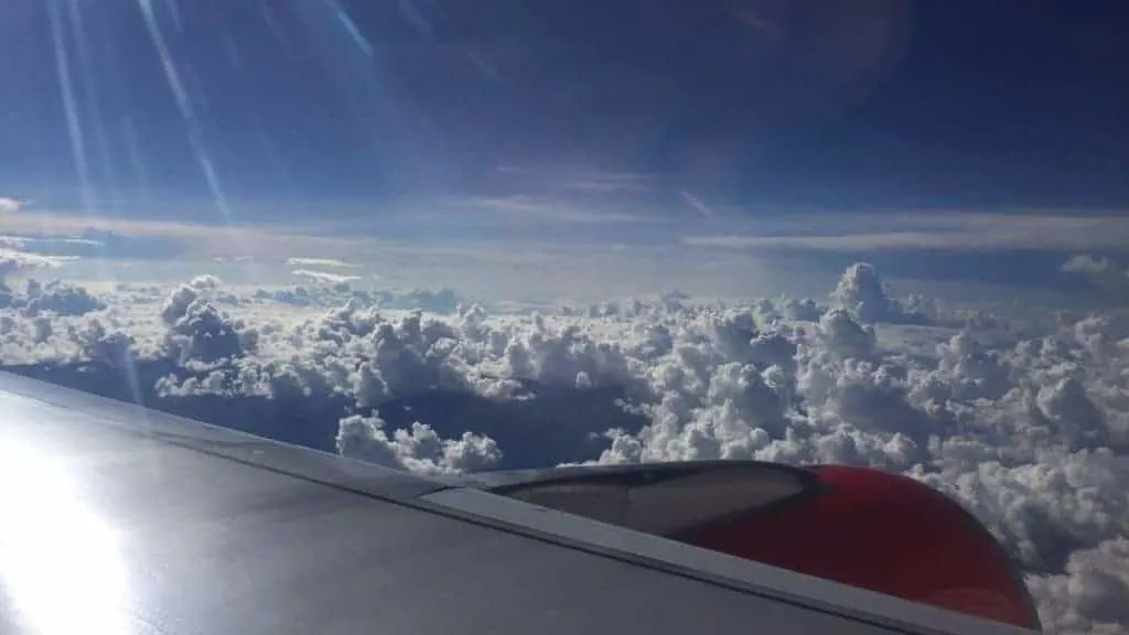 Colombia Plane Clouds