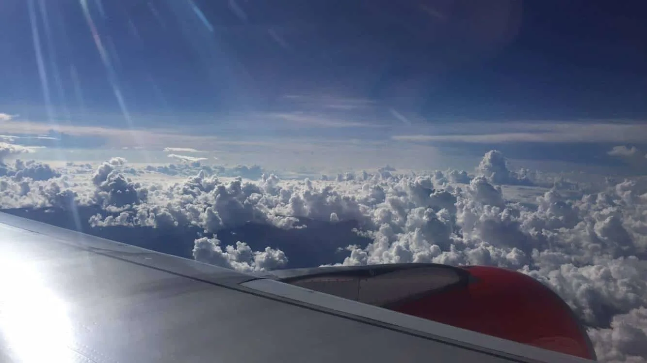 Colombia Plane Clouds