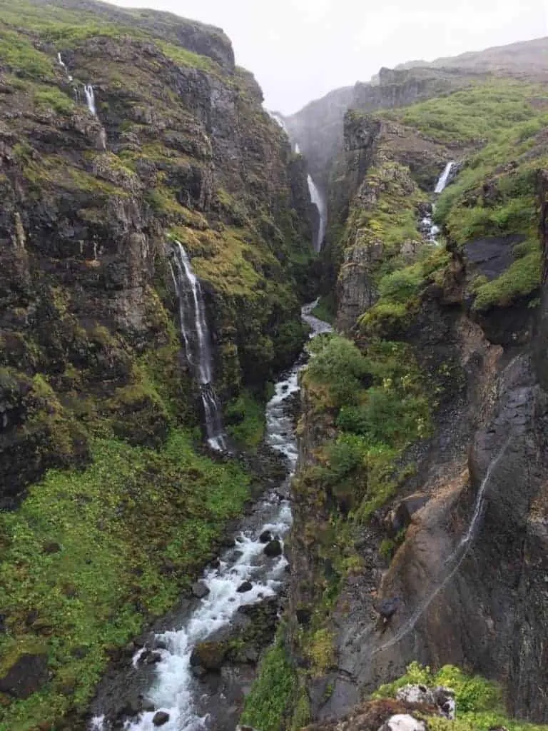 Glymur Hike Iceland Waterfall