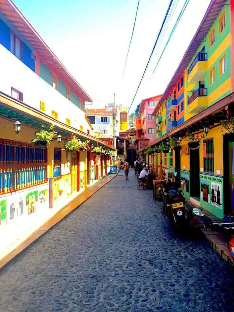 Guatape Streets Colors