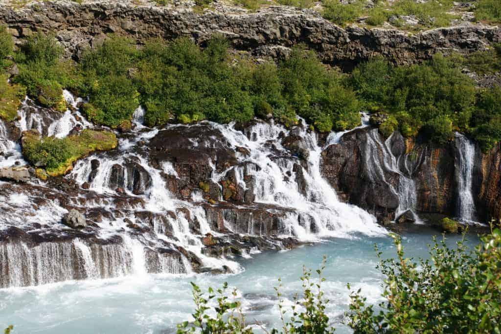 Hraunfossar and Barnafoss