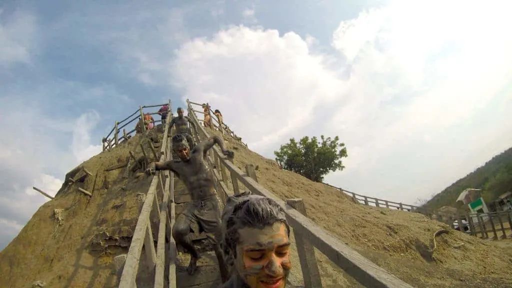 Mud Volcano El Totumo Stairs