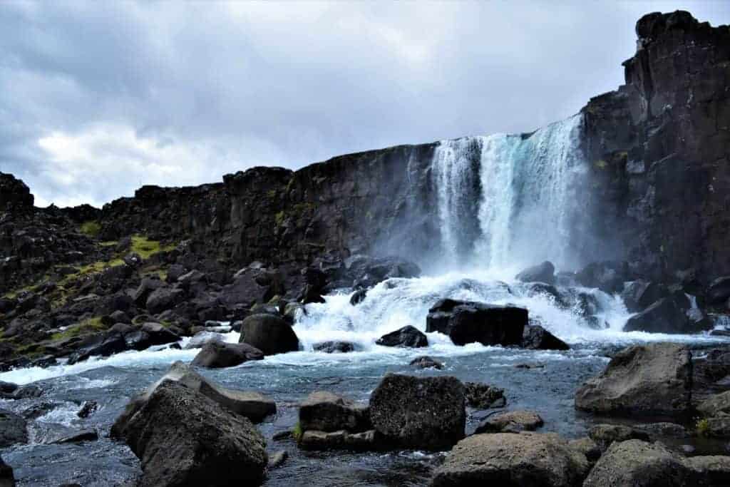 Oxarafoss Thingvellir Iceland