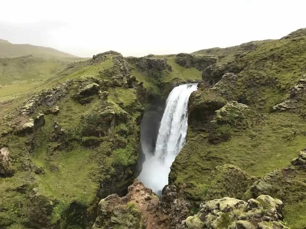 Skogafoss Hike Greenery