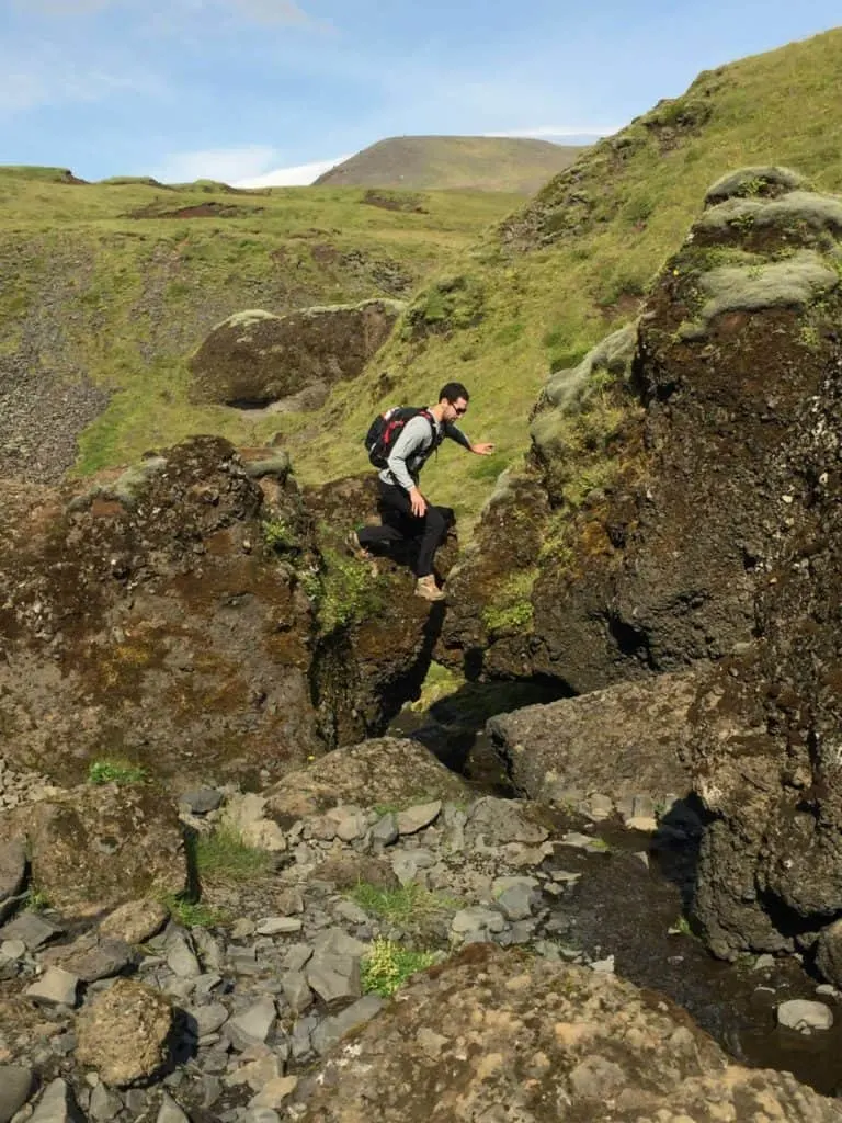 Skogafoss Hike Iceland Jump