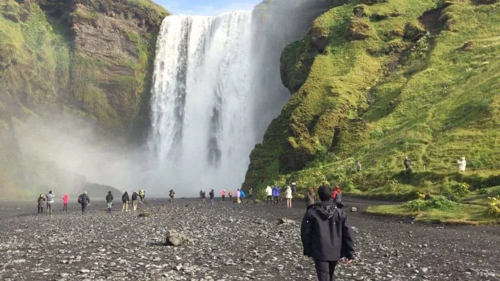 Skogafoss Waterfall Mist