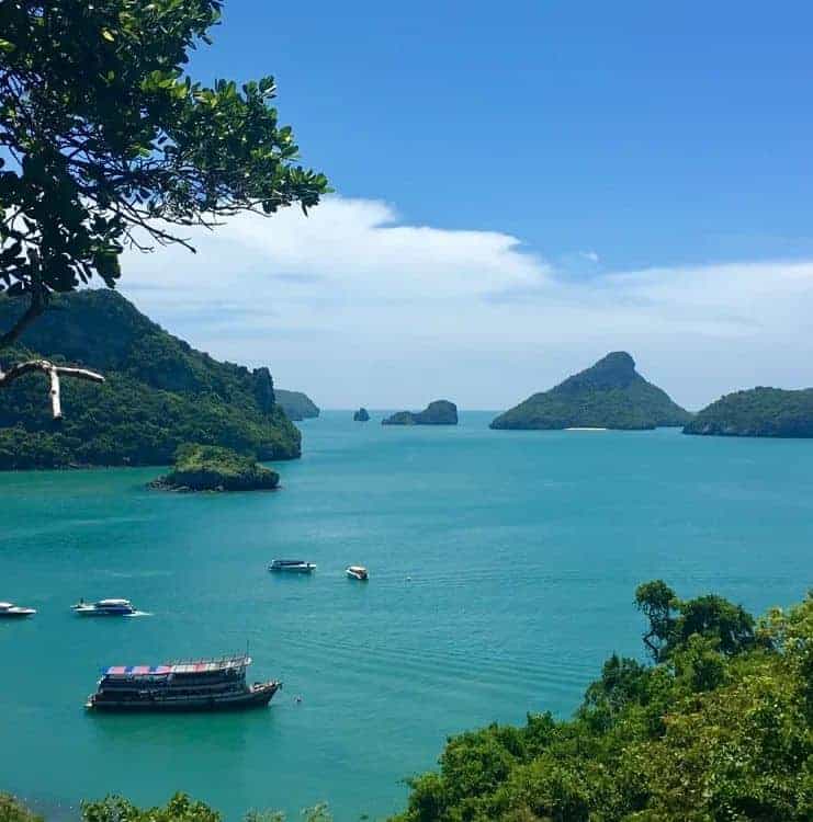  Vue sur le Parc Marin d'Ang Thong 