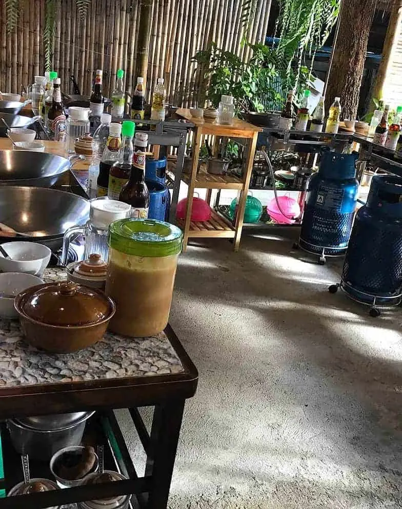 Chiang Mai Cooking Class Stations