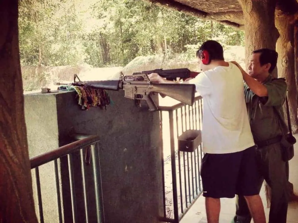 Cu Chi Tunnels Gun Range