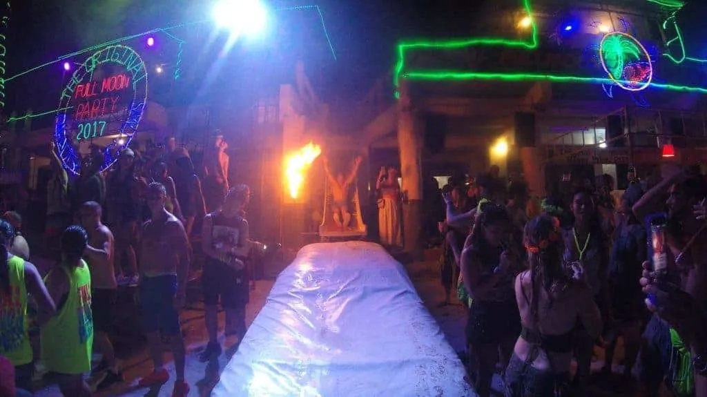 Full Moon Party Koh Phangan Slide