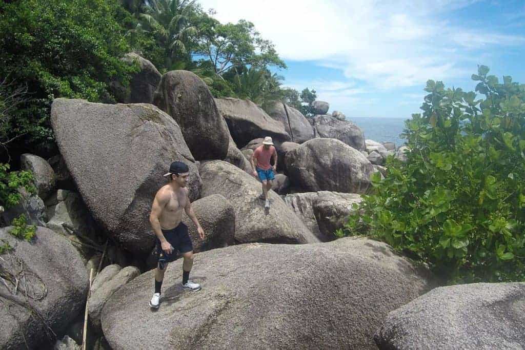 Hiking Koh Tao Rocks