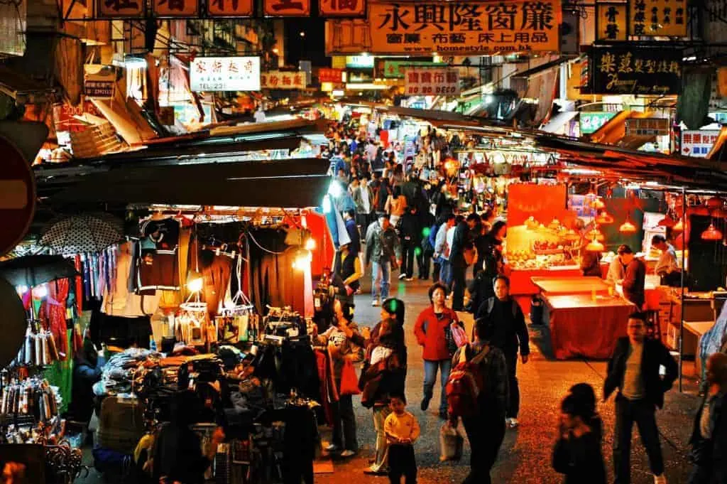 Hong Kong Market Night