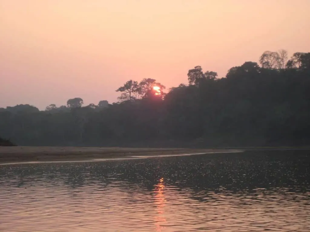 Refugio Amazonas Sunset