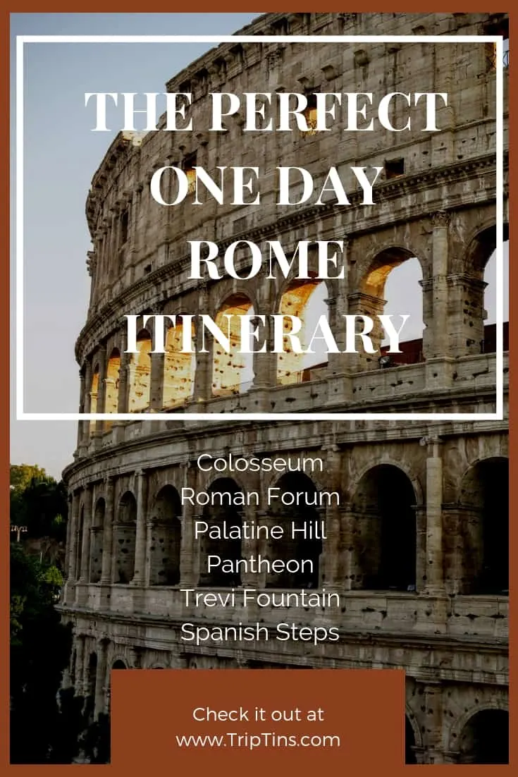 Rome One Day Itinerary