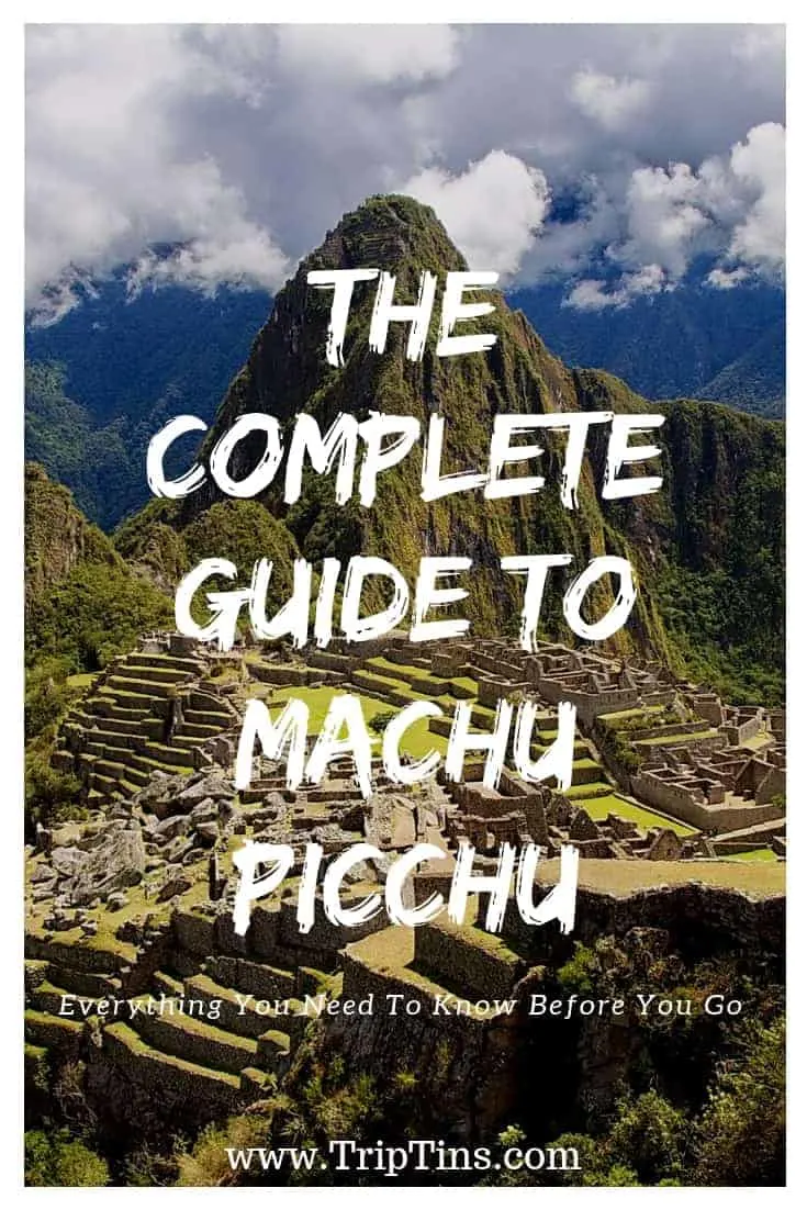 Machu Picchu Itinerary