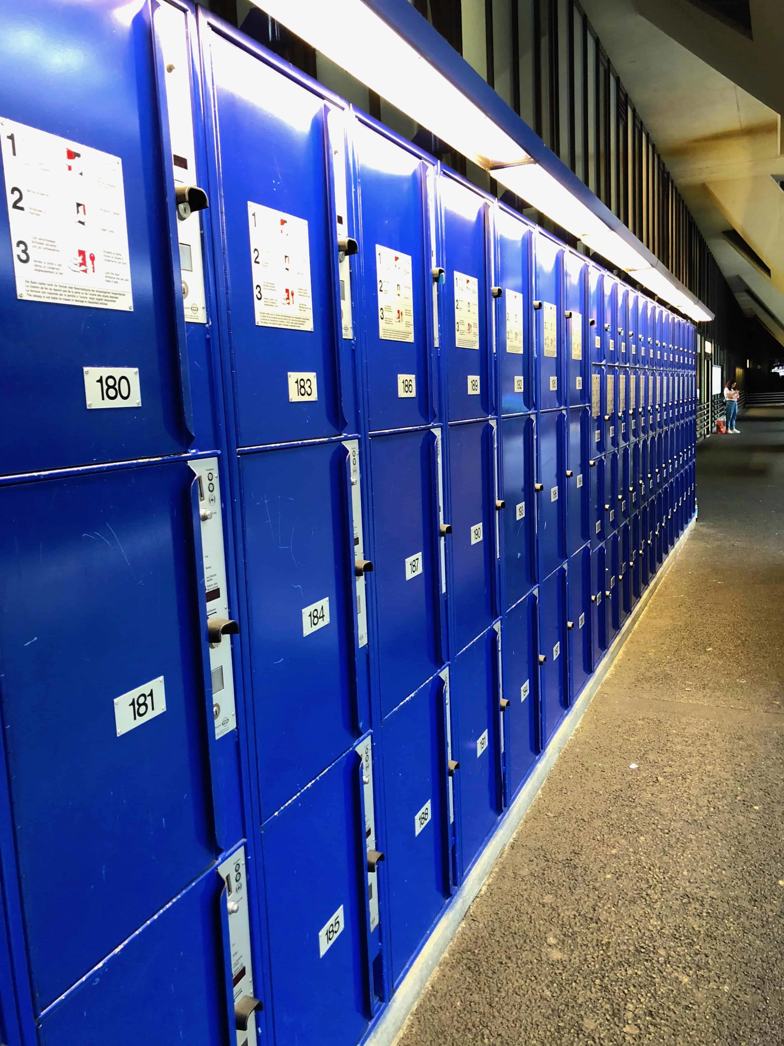 Swiss Train Lockers