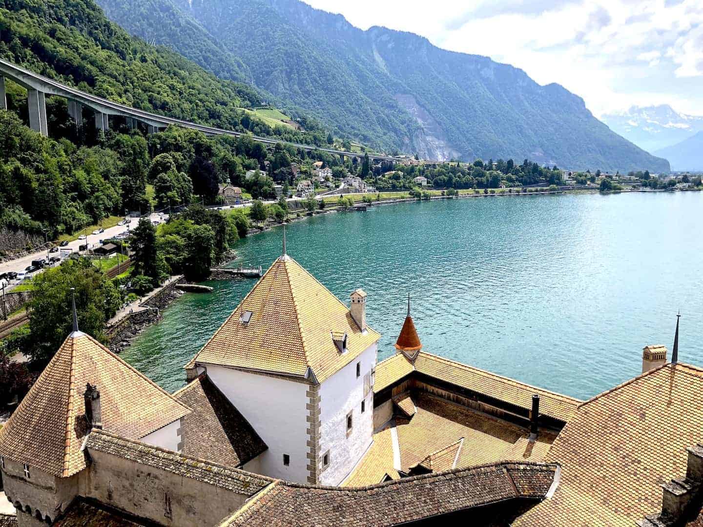 Chateau de Chillon Top View