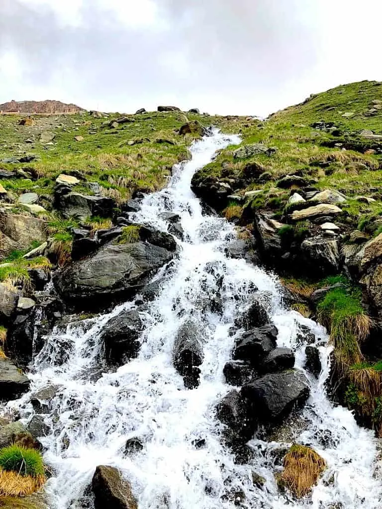 Five Lakes Hike Waterfall