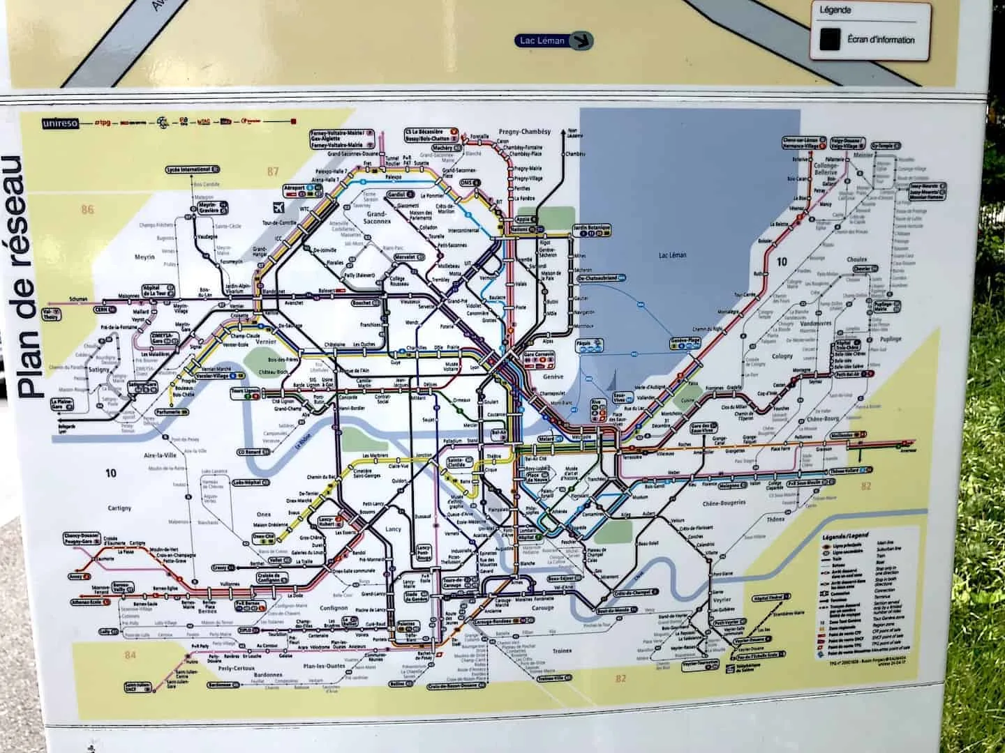 Geneva Bus Map