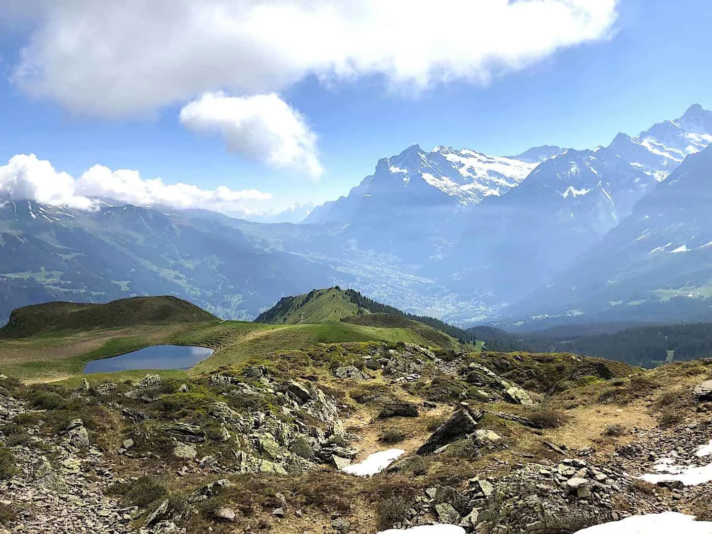 Mannlichen to Kleine Scheidegg Lake View