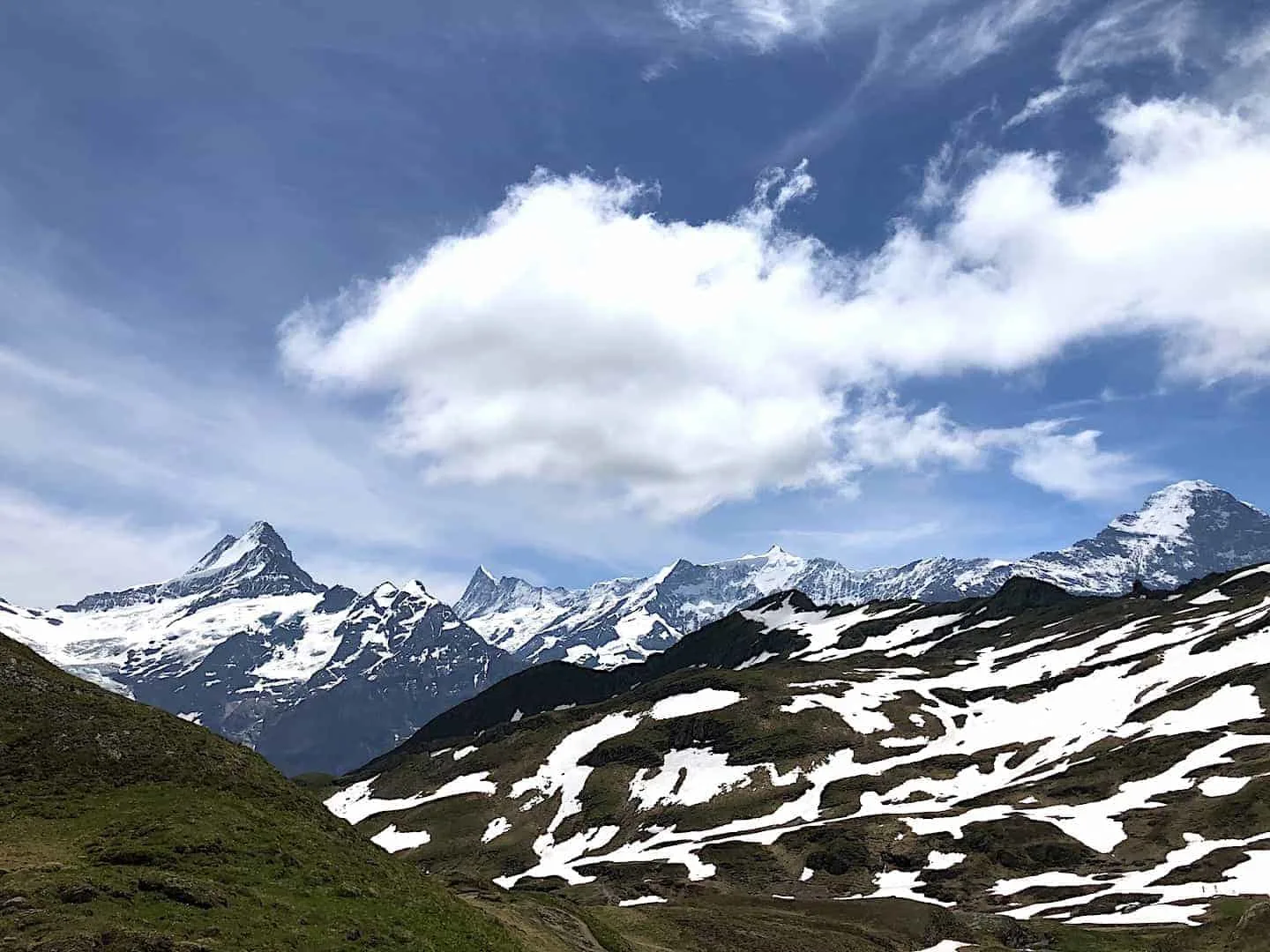 Bachalpsee Lake Hike Eiger View