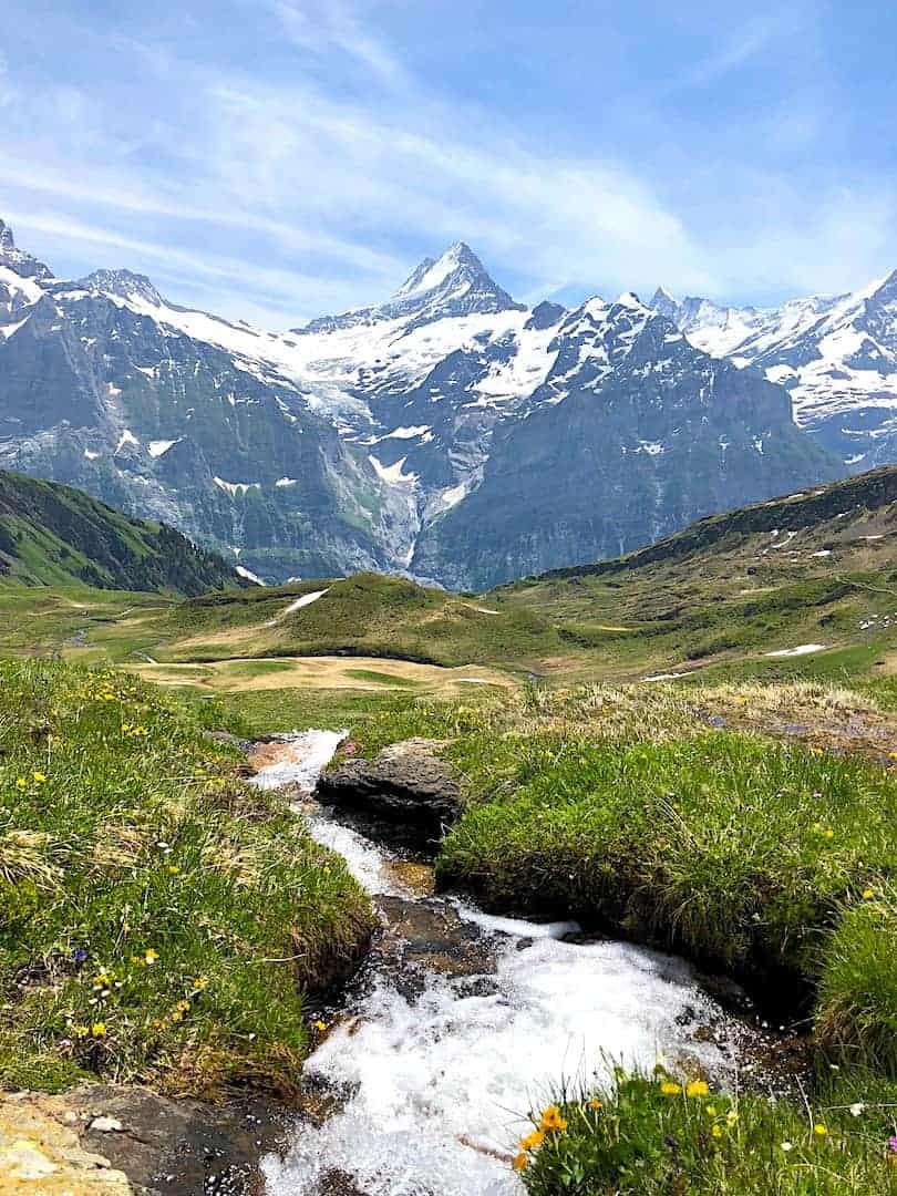 Bachalpsee Lake Hike River Eiger