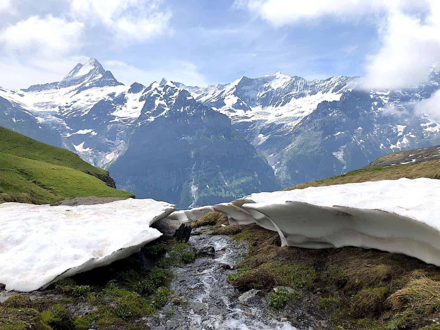 Bachalpsee Lake River View