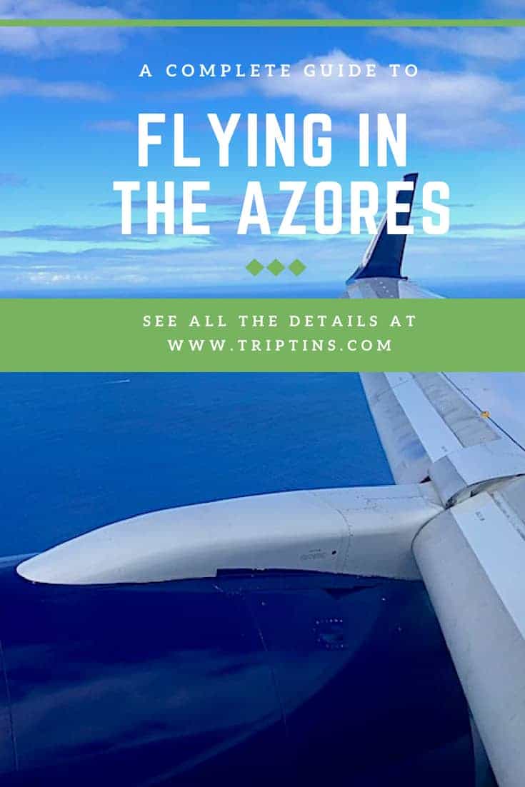 Flying in the Azores