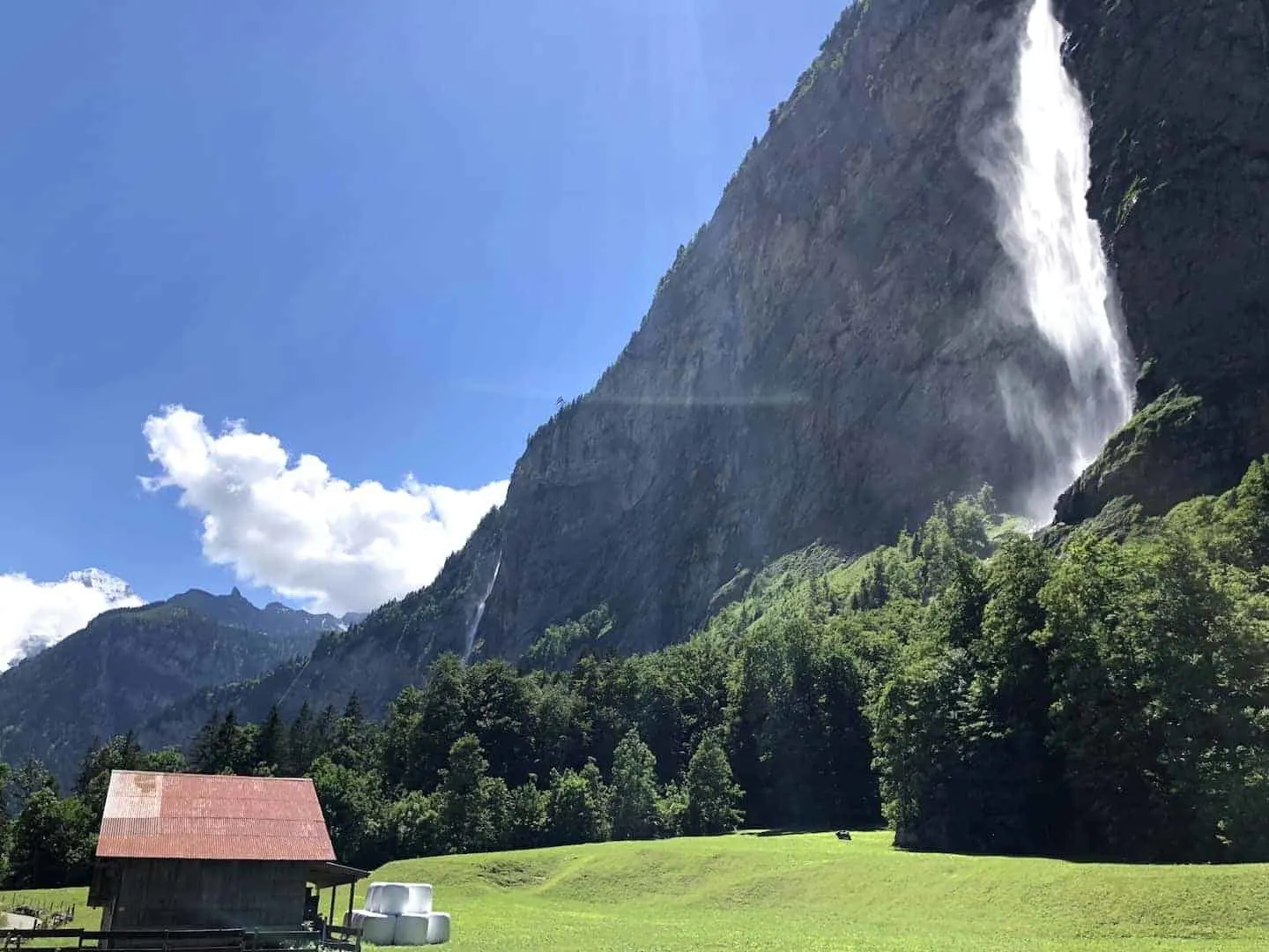Lauterbrunnen Valley Waterfall Greenery
