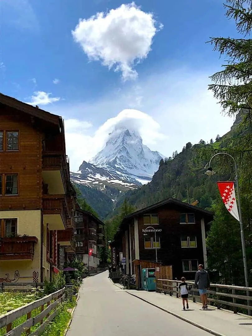 Matterhorn View Zermatt Clouds