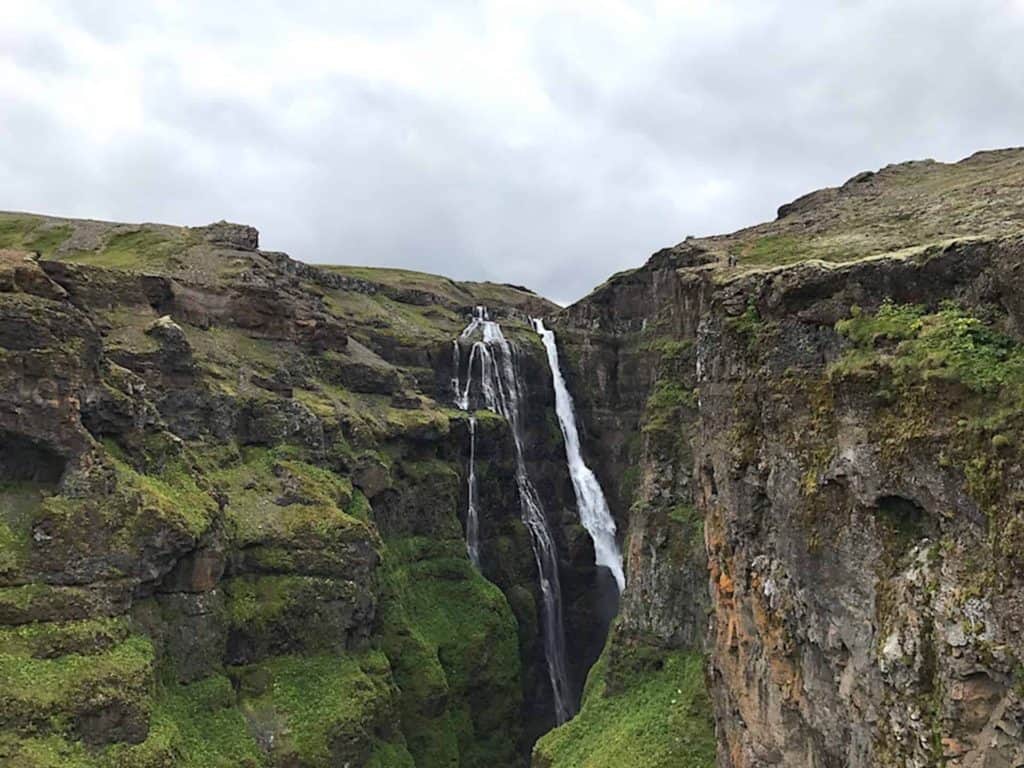 Glymur Waterfall View Hike