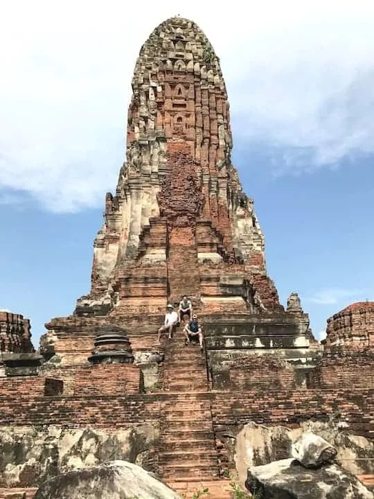 Wat Ratburana Steps