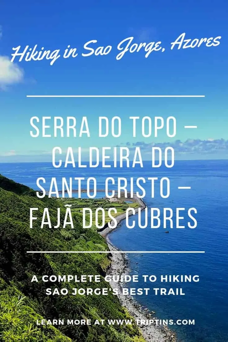 Sao Jorge Azores Hiking